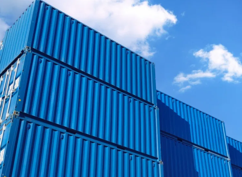 logistics warehouse crates